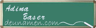 Adina Baser Visitenkarte